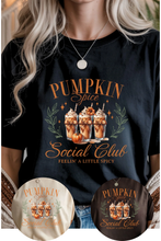 Load image into Gallery viewer, Pumpkin Social Club Graphic Tee (multiple color options)