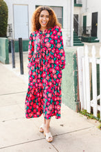 Load image into Gallery viewer, Look Adorable Ribbon Bow Tie Babydoll Tiered Maxi Dress