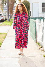 Load image into Gallery viewer, Look Adorable Ribbon Bow Tie Babydoll Tiered Maxi Dress