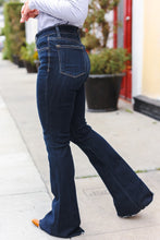 Load image into Gallery viewer, JUDY BLUE Dark Wash Raw Hem Jeans