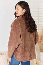 Load image into Gallery viewer, Double Breasted Fuzzy Coat