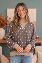Load image into Gallery viewer, Connect the Dots Oversized Pullover Sweater Top