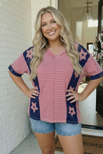 Load image into Gallery viewer, Stars and Stripes Forever Oversized Top