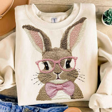 Load image into Gallery viewer, One Smart Bunny Graphic Sweatshirt (multiple color options)