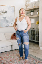 Load image into Gallery viewer, JUDY BLUE O'Hara Destroyed Straight Jeans