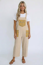 Load image into Gallery viewer, Sunflower Patch Pocket Overalls