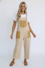 Load image into Gallery viewer, Sunflower Patch Pocket Overalls