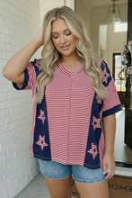 Load image into Gallery viewer, Stars and Stripes Forever Oversized Top