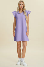 Load image into Gallery viewer, Muse & Melody Ruffled V-Neck Cap Sleeve Dress (multiple color options)