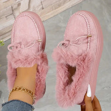 Load image into Gallery viewer, Cozy Bliss Furry Slip-Ons (multiple color options)