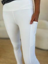 Load image into Gallery viewer, Wide Waistband Sports Leggings (multiple color options)