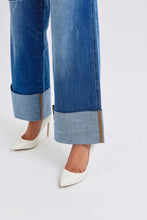Load image into Gallery viewer, JUDY BLUE Distressed High Waist Wide Leg Jeans