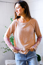 Load image into Gallery viewer, Zigzag Charm Blush Thermal Long Sleeve