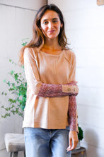 Load image into Gallery viewer, Zigzag Charm Blush Thermal Long Sleeve
