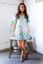 Load image into Gallery viewer, Nova Night Out Tiered Bubble Sleeve T Shirt Dress