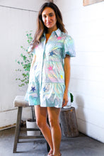 Load image into Gallery viewer, Nova Night Out Tiered Bubble Sleeve T Shirt Dress