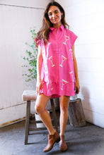 Load image into Gallery viewer, In A Pink Martini Mood Sequin T Shirt Dress