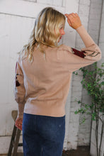 Load image into Gallery viewer, Scarlet Petals Bubble Sleeve Sweater