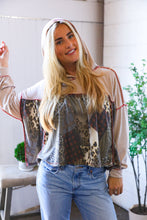 Load image into Gallery viewer, Take Your Sweet Time Animal Patchwork Hoodie