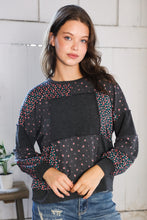 Load image into Gallery viewer, Lazy Daisies Charcoal Pullover