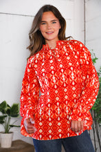 Load image into Gallery viewer, Red Hot Ruffles Woven Blouse