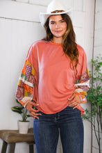 Load image into Gallery viewer, Wanderlust Patchwork Long Sleeve Top