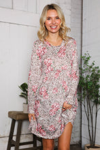 Load image into Gallery viewer, Sweet & Spotted Rose Babydoll Tunic Dress