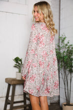 Load image into Gallery viewer, Sweet & Spotted Rose Babydoll Tunic Dress