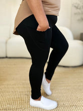 Load image into Gallery viewer, Wide Waistband Sports Leggings (multiple color options)