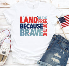 Load image into Gallery viewer, Land of the Free Graphic T-Shirt