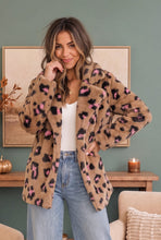 Load image into Gallery viewer, Daring Darling Faux Fur Leopard Coat
