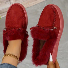 Load image into Gallery viewer, Cozy Bliss Furry Slip-Ons (multiple color options)