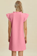 Load image into Gallery viewer, Muse & Melody Ruffled V-Neck Cap Sleeve Dress (multiple color options)