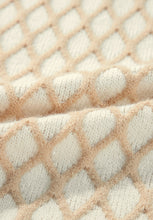 Load image into Gallery viewer, Diamond Pattern Mock Neck Long Sleeve Sweater