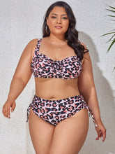 Load image into Gallery viewer, Printed Drawstring Detail Bikini Set (multiple print/color options)
