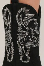Load image into Gallery viewer, Rhinestone Detail Point Toe Boots