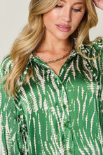 Load image into Gallery viewer, Printed Button Up Long Sleeve Shirt (multiple color options)