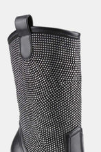 Load image into Gallery viewer, Chunky Heel Rhinestone Western Cowboy Boots
