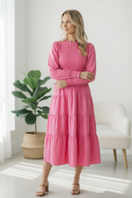 Load image into Gallery viewer, On a Sugar Rush Smocked Midi Dress