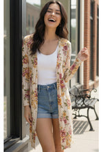 Load image into Gallery viewer, Wildflower Whispers Long Cardigan