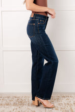 Load image into Gallery viewer, JUDY BLUE Alaina High Rise Classic Straight Jeans
