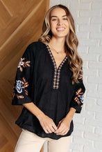 Load image into Gallery viewer, All In Me Embroidered V-Neck Blouse