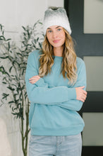 Load image into Gallery viewer, Always True Drop Shoulder Pullover in Dusty Teal