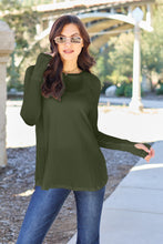 Load image into Gallery viewer, Hand In Hand Basic Round Neck Long Sleeve T-Shirt (multiple color options)