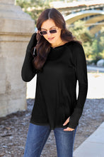 Load image into Gallery viewer, Hand In Hand Basic Round Neck Long Sleeve T-Shirt (multiple color options)