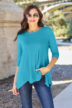 Load image into Gallery viewer, A Bit More Than Basic Round Neck Pocketed T-Shirt (multiple color options)