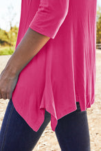 Load image into Gallery viewer, A Bit More Than Basic Round Neck Pocketed T-Shirt (multiple color options)