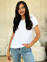 Load image into Gallery viewer, Everyday Basic Round Neck Short Sleeve T-Shirt (multiple color options)