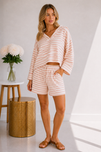 Load image into Gallery viewer, Blush Coast Striped Set