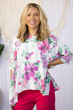 Load image into Gallery viewer, Botanical Bliss - Half Sleeve Top